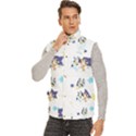 Bluey, Bluey merch, Bluey pattern, Bluey Bluey, bingo, Bluey design, bluey dog Men s High Neck Button Up Puffer Vest View2