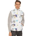 Bluey, Bluey merch, Bluey pattern, Bluey Bluey, bingo, Bluey design, bluey dog Men s High Neck Button Up Puffer Vest View3