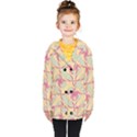 Abstract Pattern Design Scrapbooking Kids  Double Breasted Button Coat View1