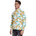 Design Pattern Seamless Tropical Men s High Neck Windbreaker View2