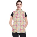 Abstract Pattern Design Scrapbooking Women s Puffer Vest View1