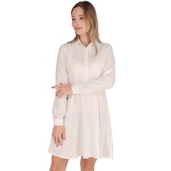 Long Sleeve Chiffon Shirt Dress Icon