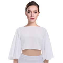 Tie Back Butterfly Sleeve Chiffon Top Icon