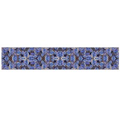Floral Print In Navy Tones Flano Scarf (large) by dflcprintsclothing