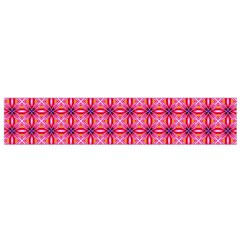 Abstract Pink Floral Tile Pattern Flano Scarf (small) by GardenOfOphir