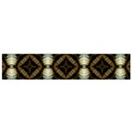 Faux Animal Print Pattern Flano Scarf (Small) Back