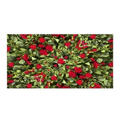 Floral Collage Print Satin Wrap by dflcprintsclothing