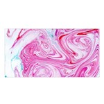 Marbling art print Satin Shawl Front
