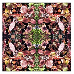 Shrubs Repeats Large Satin Scarf (square) by kaleidomarblingart