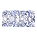 Blue biro ornate Satin Wrap Front