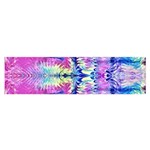 Waves Repeats V Satin Scarf (Oblong) Front